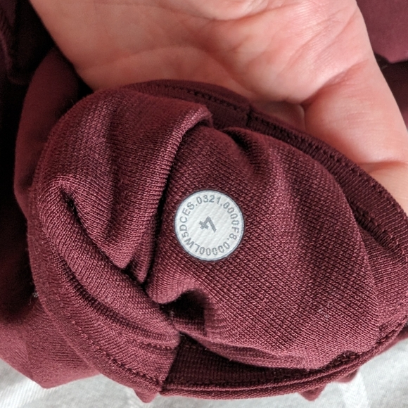 NWOT Lululemon Align High Rise Pant with Pockets 25" Red Merlot Size 4 - Picture 6 of 6